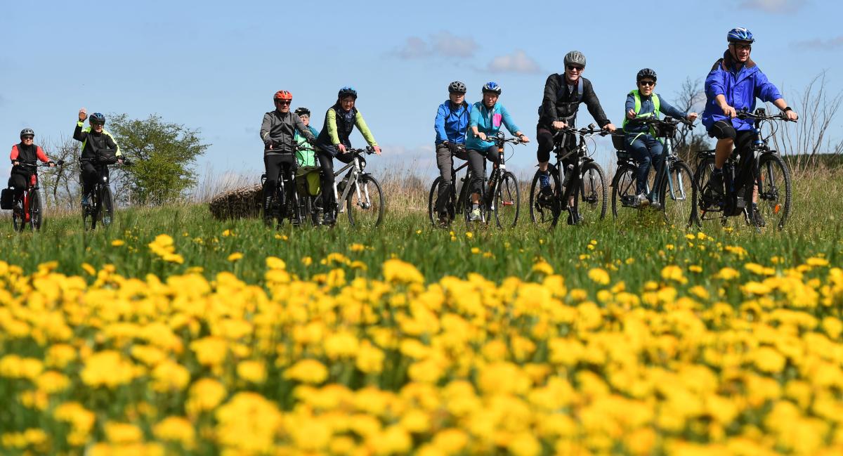 Das Anradeln gehört zu den Aktionen der Initiative Rodachtal, die das Rodachtal als attraktive Freizeitregion erlebbar machen