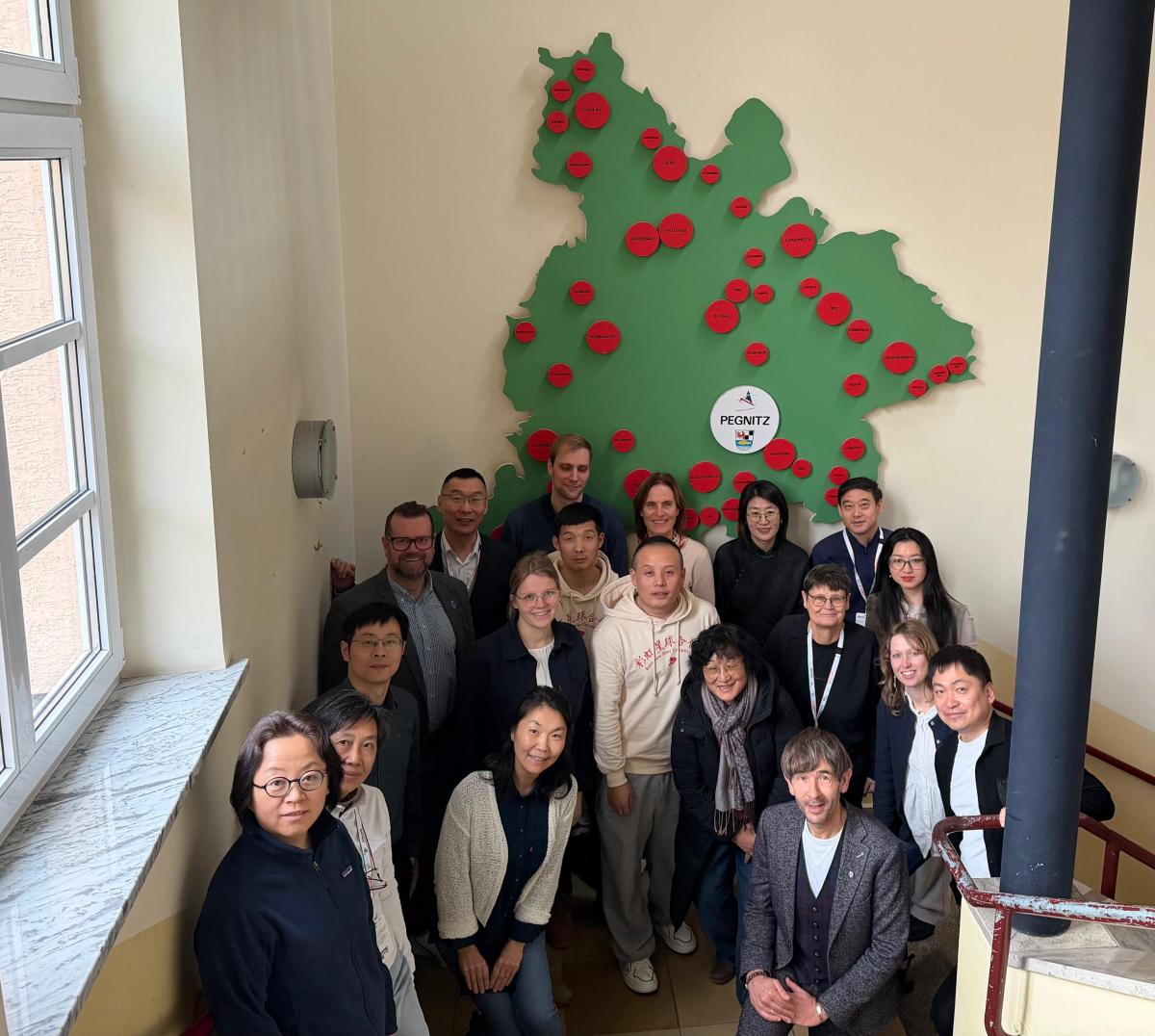 Gruppenbild der Delegation aus Peking
