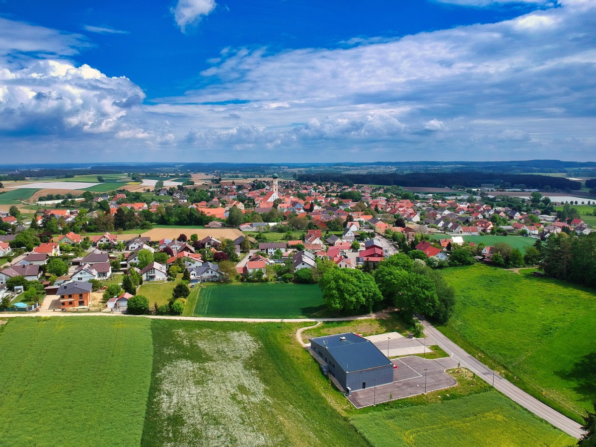 Ansicht des Marktes Inchenhofen