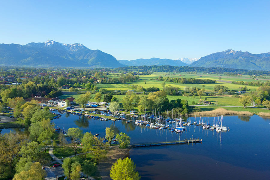 Zwischen Chiemgauer Alpen und Chiemsee liegt das Gebiet der ILE Ökomodell Achental