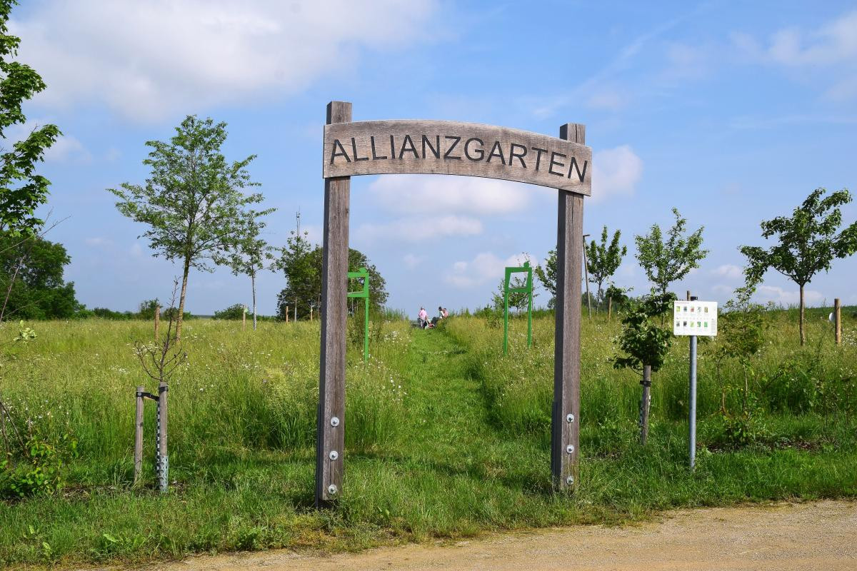 Der Allianzgarten bei Rodheim ist Sinnbild für die Kooperation der 13 Gemeinden in der Kommunalen Allianz A7 Franken West (Foto: G. Krämer)